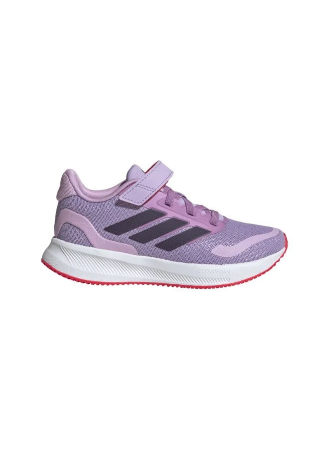Adidas Runfalcon 5 El C U Purple Running Shoes For Kids