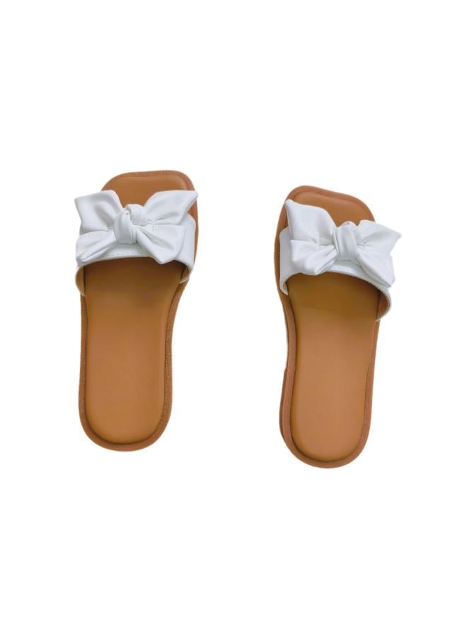 SHAKA Cross-Border Hot Summer New Girls' Flat Slippers Bow Princess Style Cute Sweet Foreign Trade Children'S Shoes - Image 5