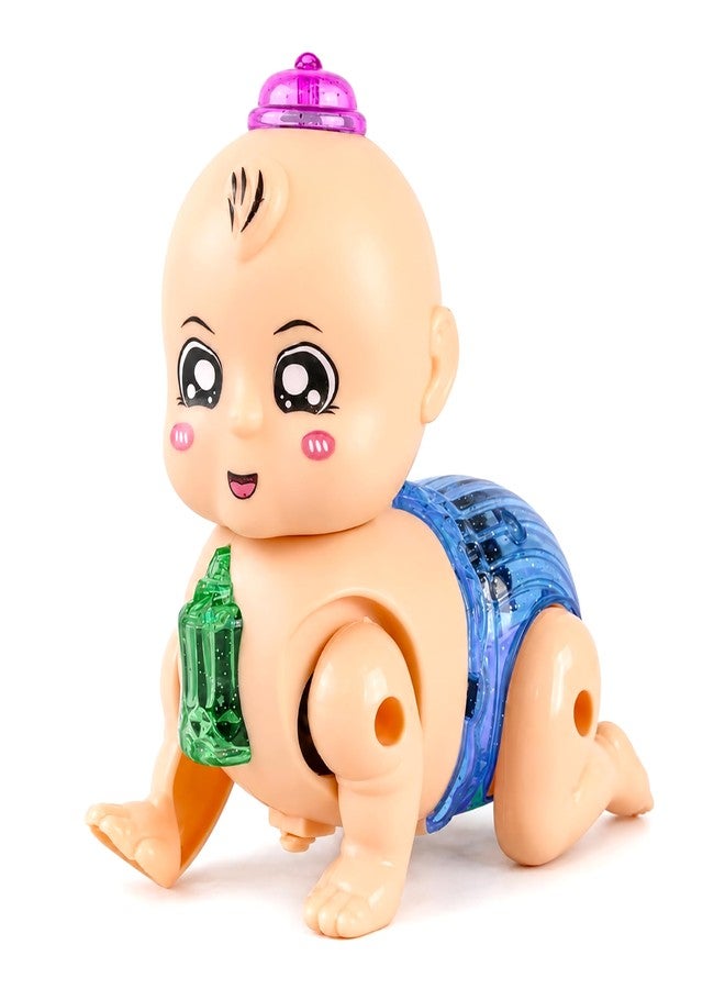 VGRASSP Musical Talking Crawling Baby Toy for Babies Kids Infants - Dazzling Lights and Dynamic Sound - Color as Per Stock, Pack of 1 (Bottle Baby) - Image 1