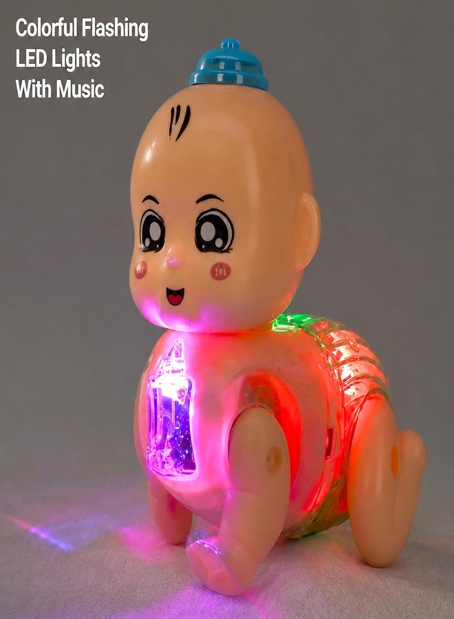 VGRASSP Musical Talking Crawling Baby Toy for Babies Kids Infants - Dazzling Lights and Dynamic Sound - Color as Per Stock, Pack of 1 (Bottle Baby) - Image 5