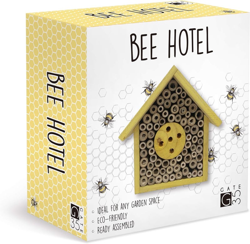 Gate 35 Eco-Friendly Bee House Hotel - Insect Nest Box for Gardens and Yards - Image 1