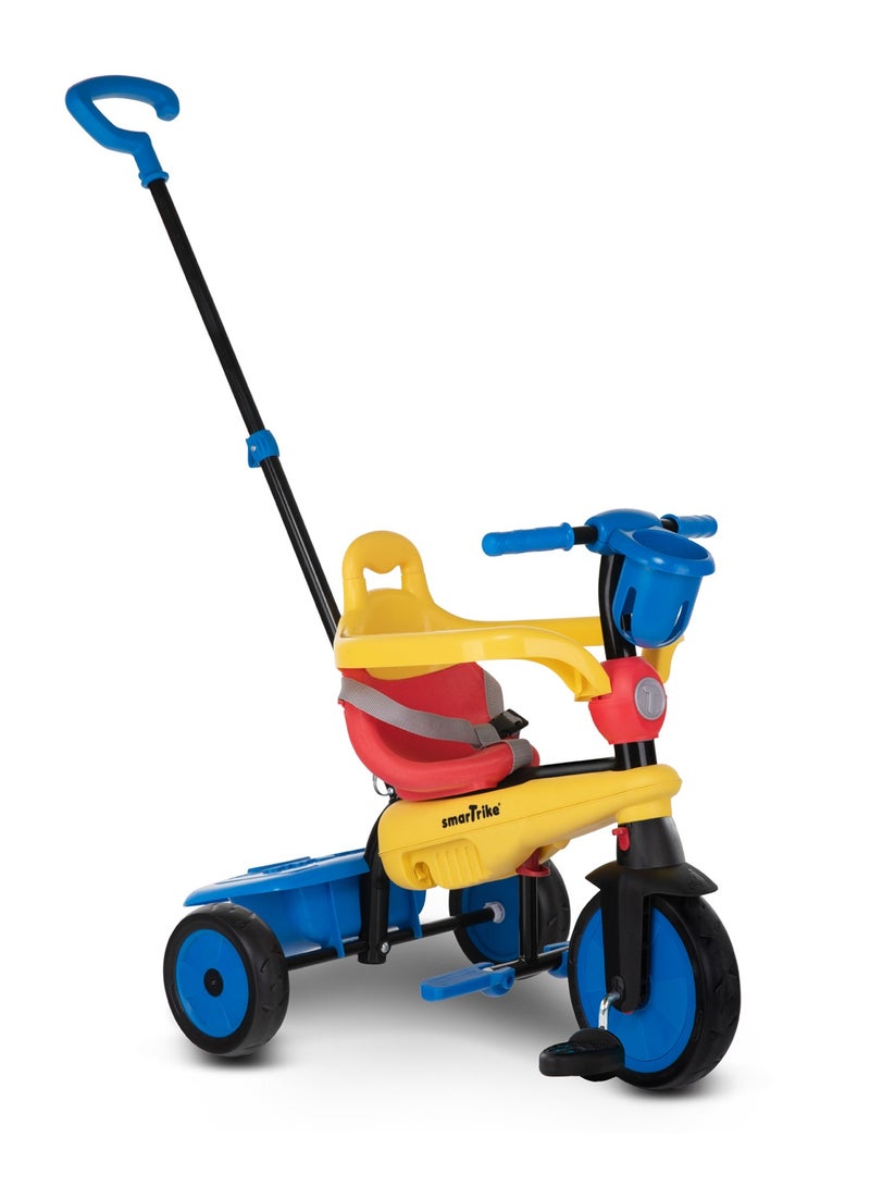 SmarTrike Breeze Multi-Stage Toddler Tricycle - 15 to 36 Months - 2 Stage Training Wheels - Adjustable Handle - Multicolor - Image 1