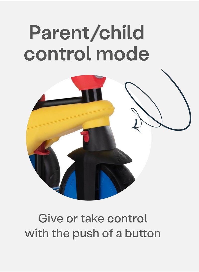 SmarTrike Breeze Multi-Stage Toddler Tricycle - 15 to 36 Months - 2 Stage Training Wheels - Adjustable Handle - Multicolor - Image 5