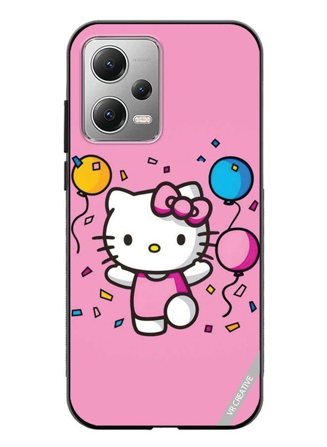 VR CREATIVE Protective Case Cover For Xiaomi Redmi Note 12 Hello Kitty Design Multicolour - Image 1
