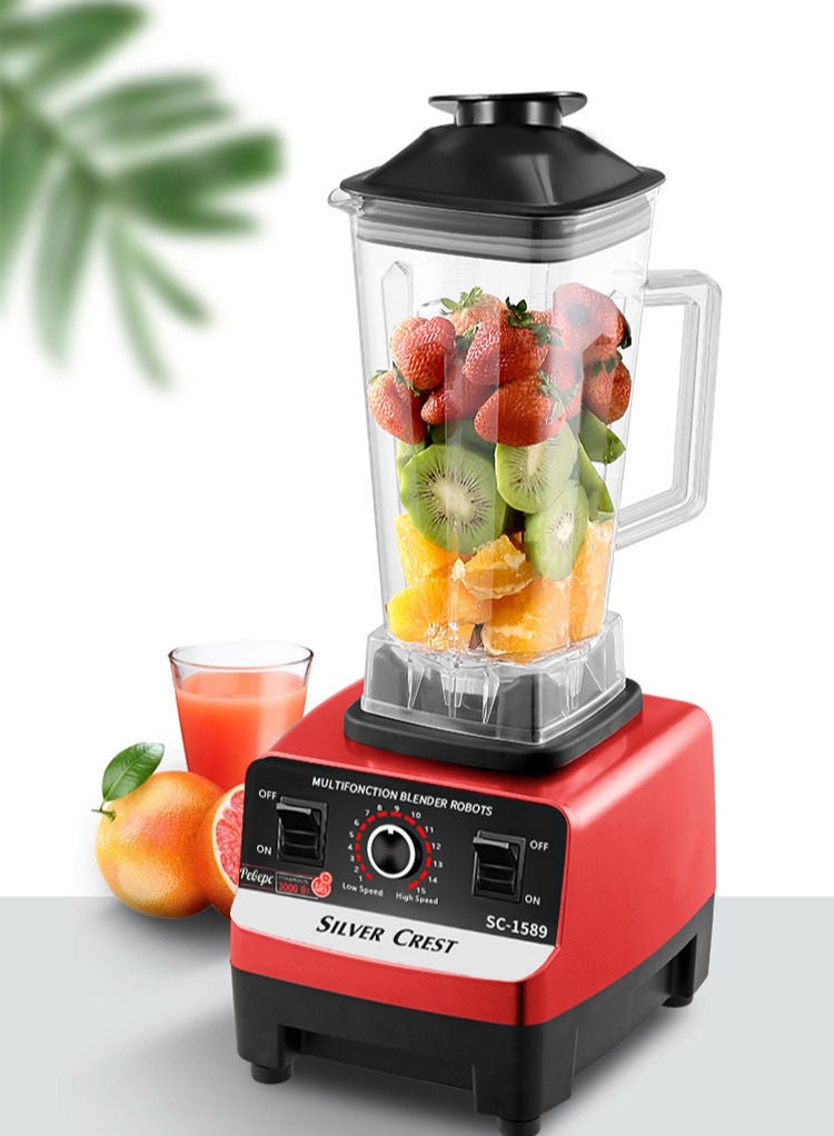 SILVER CREST 2 in 1 Professional Heavy Duty Blender 4500W 2.5L - Image 3