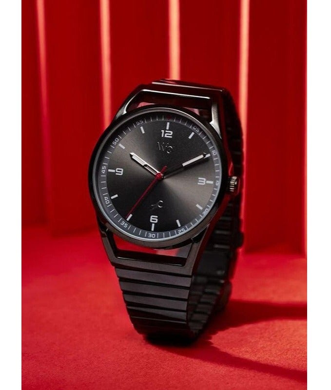 fastrack Vyb Horizon Fastrack By Titan Quartz Analog Black Dial & Metal Strap Watch For Men fv30006qm01w - Image 2