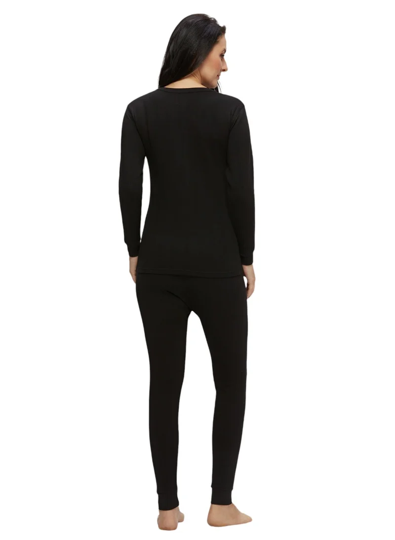 AMPM WOMEN'S INNER FULL BODY THERMAL SET - BLACK