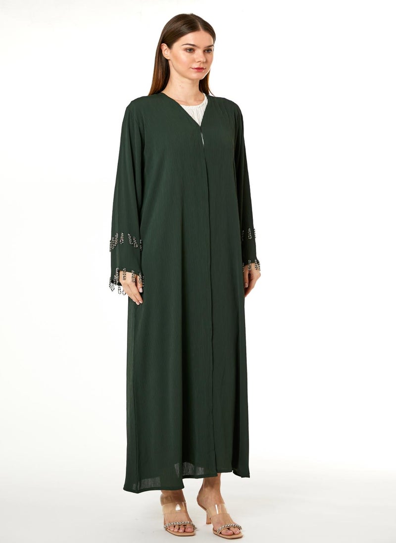 Dark Green Zoom Hand Embellished Abaya - pzsku/Z47857DD4C8A87AA4FB76Z/45/_/1728475012/19dbd91a-82b8-4c86-bd9f-ac519d4951b2