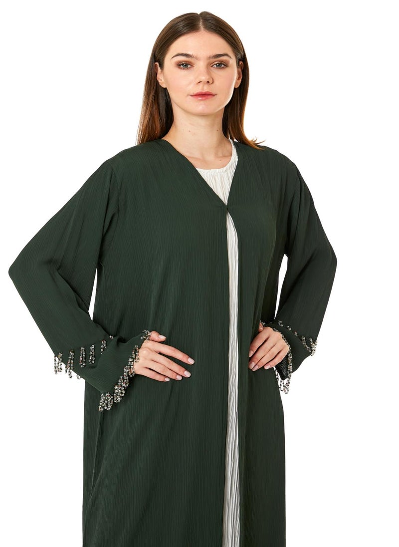 Dark Green Zoom Hand Embellished Abaya - pzsku/Z47857DD4C8A87AA4FB76Z/45/_/1728475013/1e9b6013-cc8b-4aaf-ab18-51de3545d54d