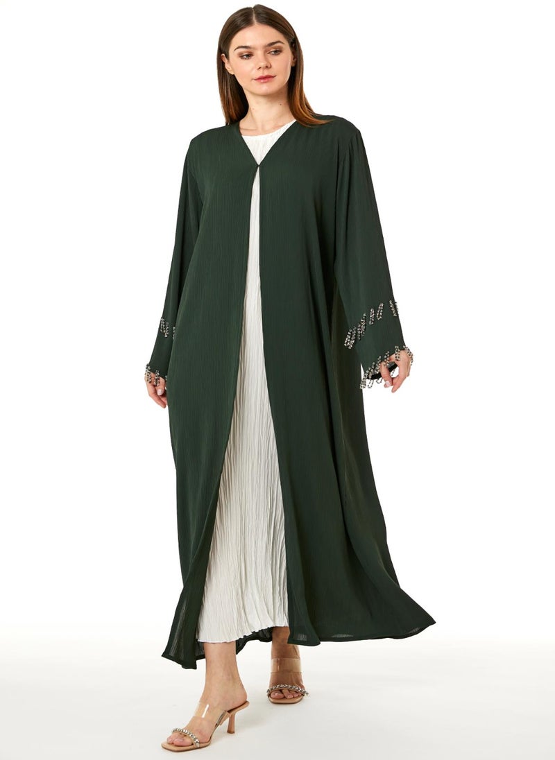 Dark Green Zoom Hand Embellished Abaya - pzsku/Z47857DD4C8A87AA4FB76Z/45/_/1728475015/8a6544bd-1efb-4d8c-aeca-5f4085409db9