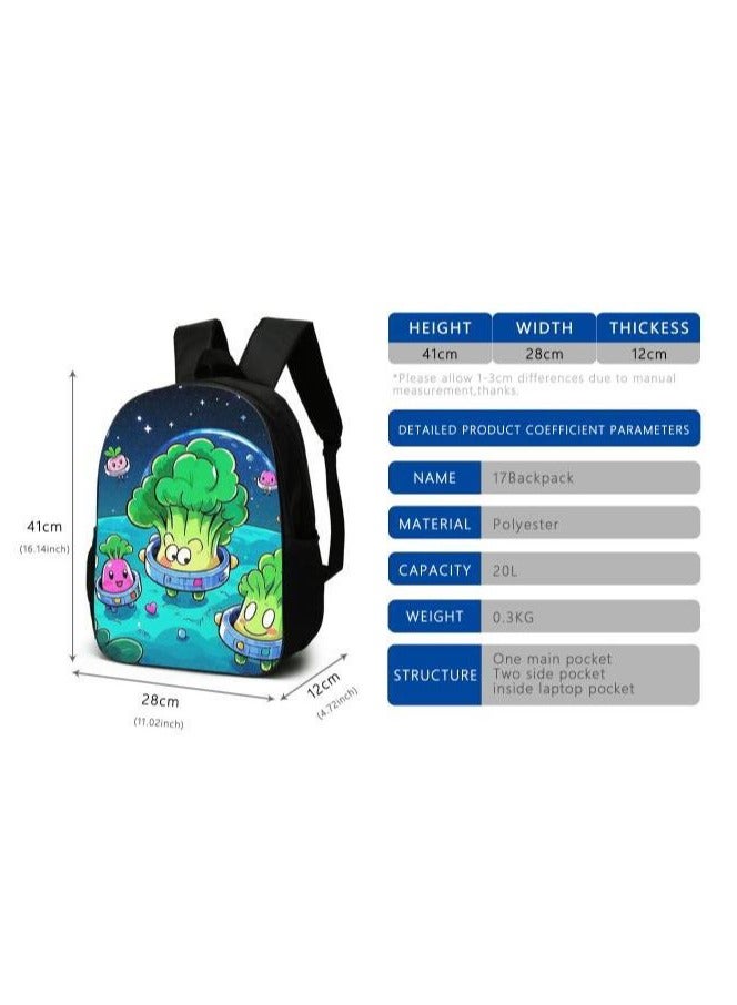Cartoon style universal three-piece schoolbag - 488 - Image 3