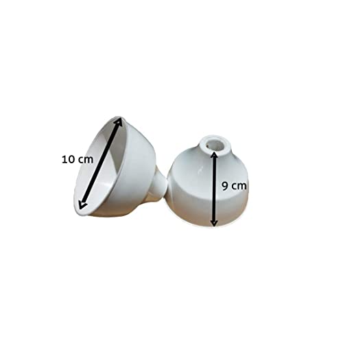 advancedestore PVC - Ceiling Fan Canopy - Ceiling Fan Cups - Suitable for All Types of Fans- (pack of 2flx) - Image 2