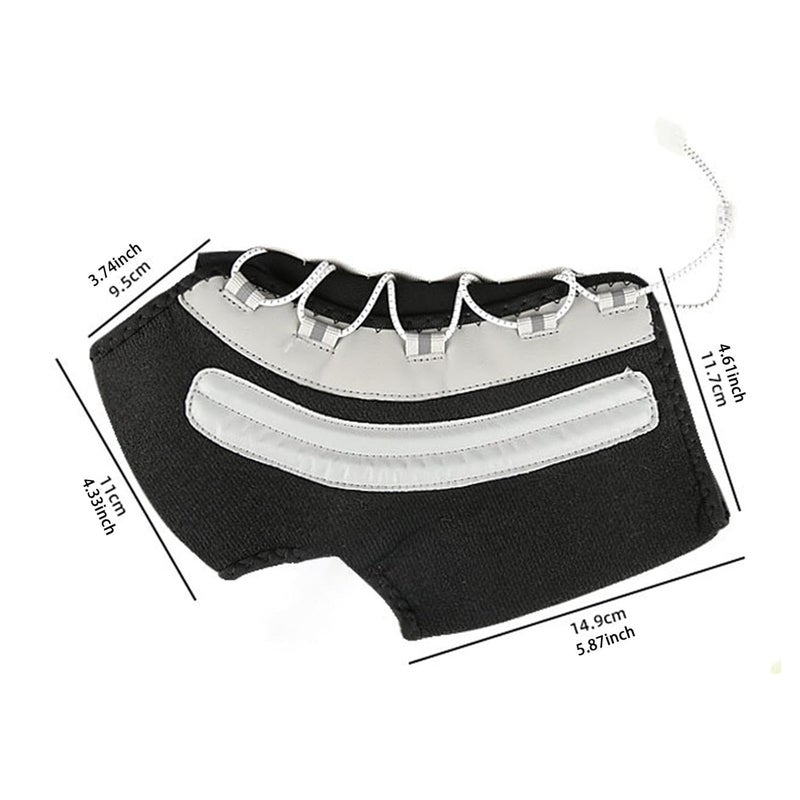 Black Gray Ankle Brace Foot Support Stabilizer for Running Volleyball Sports Injury Recovery - Image 4