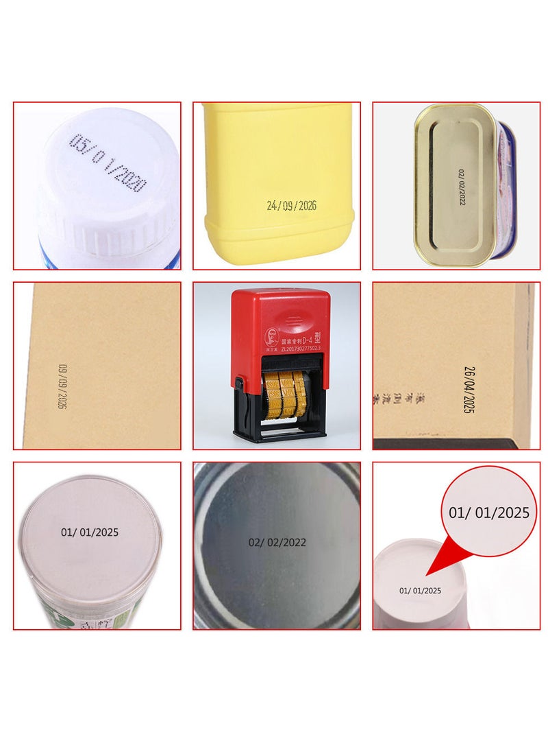 Generic - Handheld Portable Date Stamp Printer Quick-Drying Ink Date Printing Coding Machine for Food Plastic Bag Bottle Metal Cans Paper Virtual Font - Image 1