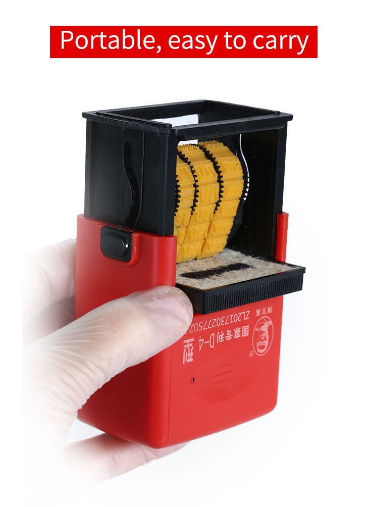 Generic - Handheld Portable Date Stamp Printer Quick-Drying Ink Date Printing Coding Machine for Food Plastic Bag Bottle Metal Cans Paper Virtual Font - Image 1