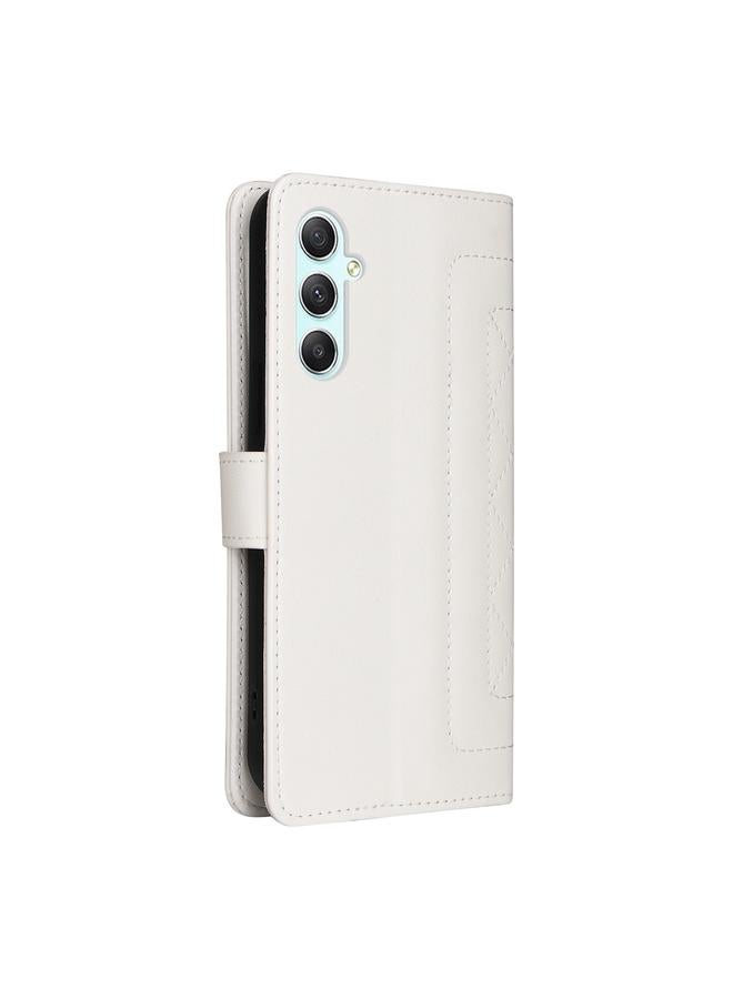 S-TOP Case For Samsung Galaxy A34 5G Diamond Lattice Leather Flip Phone Case - Image 3