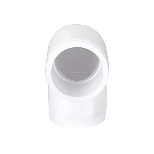 ZOFORTY 30Pcs 1/2-Inch 2 Way PVC Pipe Fittings 90 Degree 1/2”PVC Elbow Furniture Build Grade SCH40 (Socket x Socket) 1/2”PVC Fitting Connectors for DIY PVC Shelf Greenhouse Garden Support Structure - Image 4