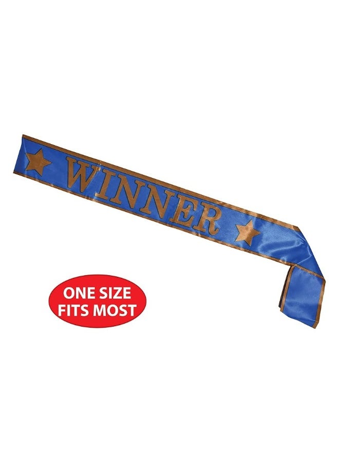 Beistle Winner Satin Sash Party Accessory (1 count) (1/Pkg) - Image 1