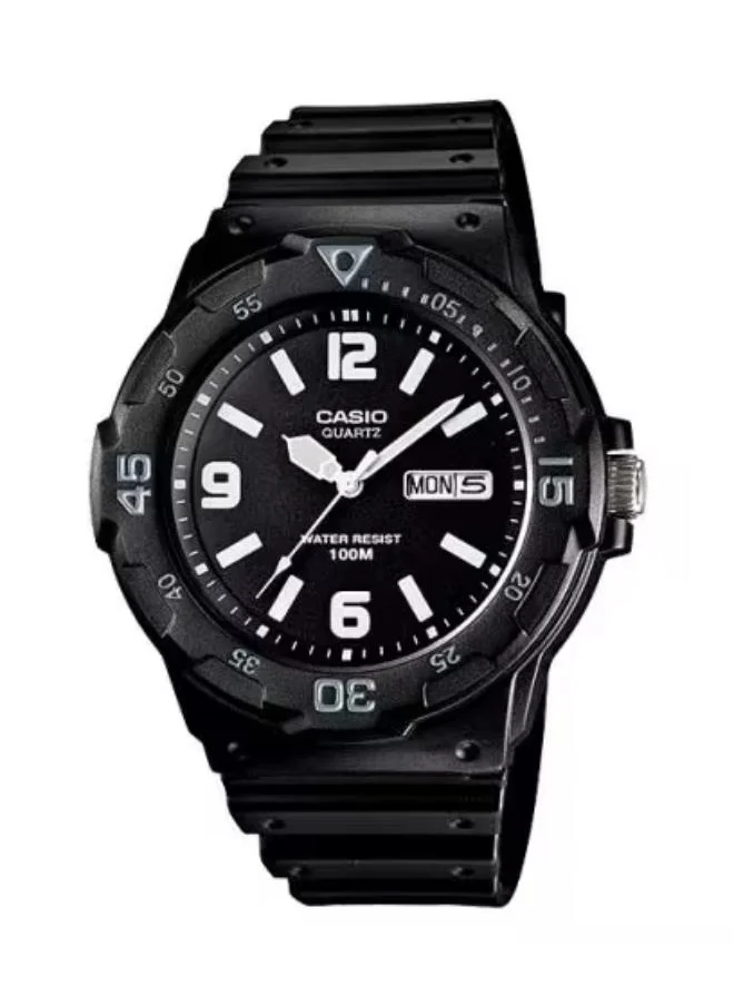 CASIO Men's Analog Display Watch With Black Resin Strap - MRW-200H-1B2