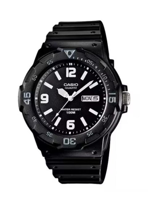Men's Analog Display Watch With Black Resin Strap - MRW-200H-1B2