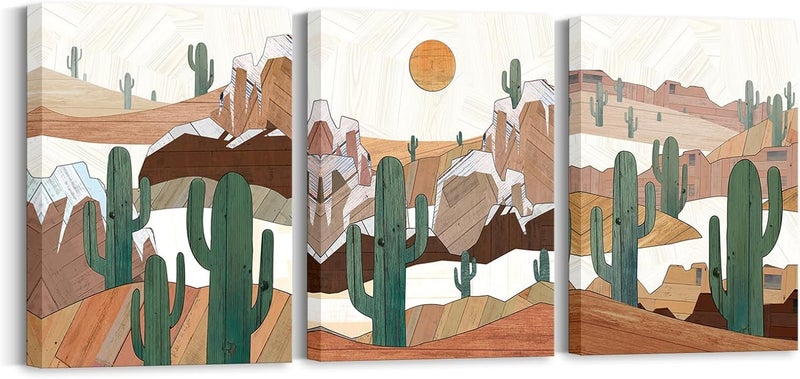 RnnJoile Boho Desert Wall Art Set - Image 1