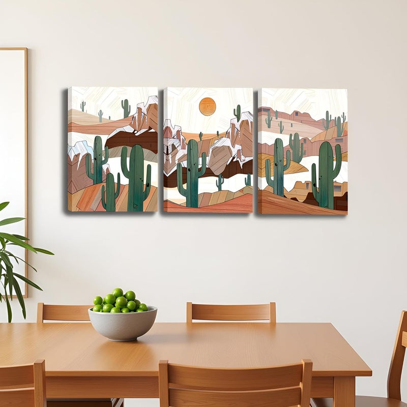 RnnJoile Boho Desert Wall Art Set - Image 3