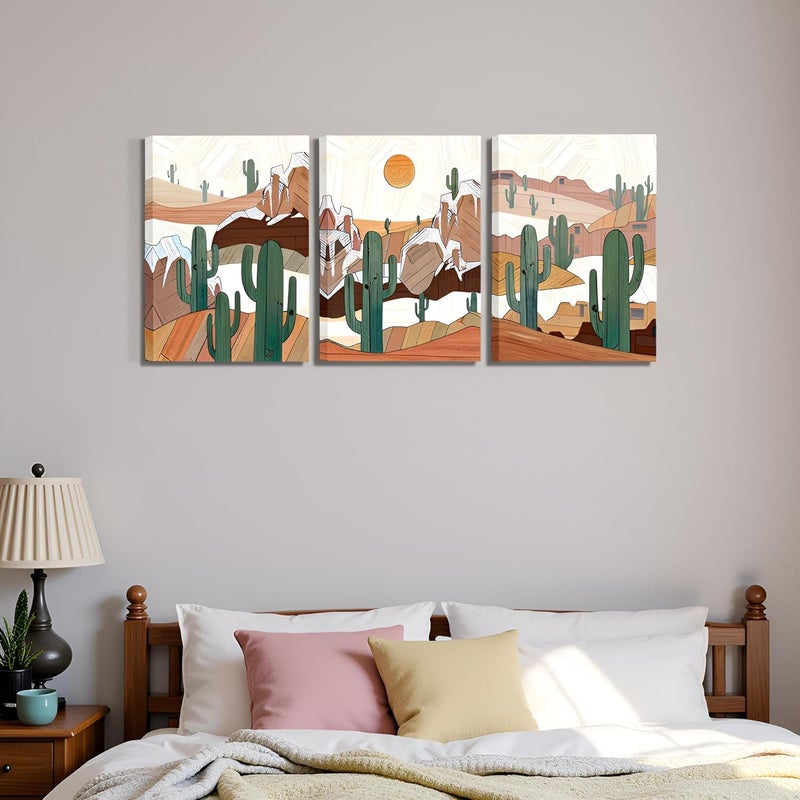 RnnJoile Boho Desert Wall Art Set - Image 4