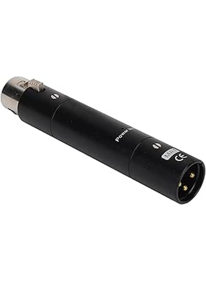 مكبر صوت ميكروفون داخلي مع XLR 28dB كسب سبائك الألومنيوم للبث أسود - Image 1