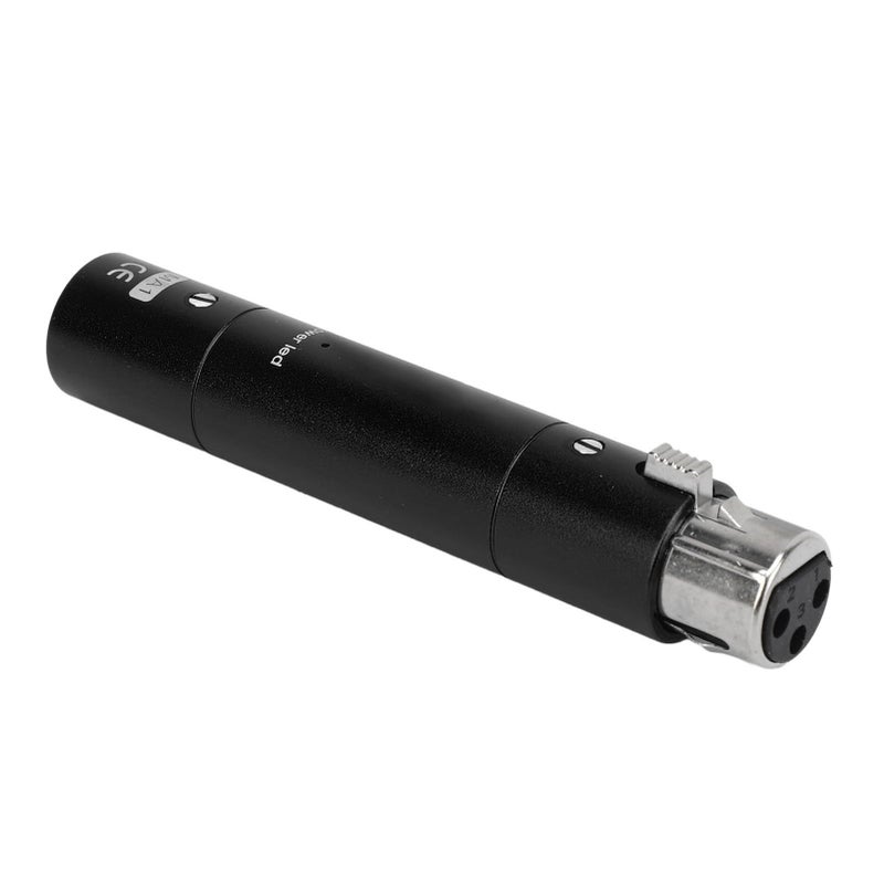 مكبر صوت ميكروفون داخلي مع XLR 28dB كسب سبائك الألومنيوم للبث أسود - Image 3