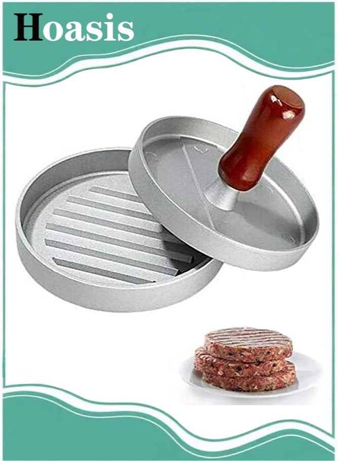 Hoasis Home kitchen hamburger meat press, making round meat patty pressing mold, creative breakfast patty maker - Image 1