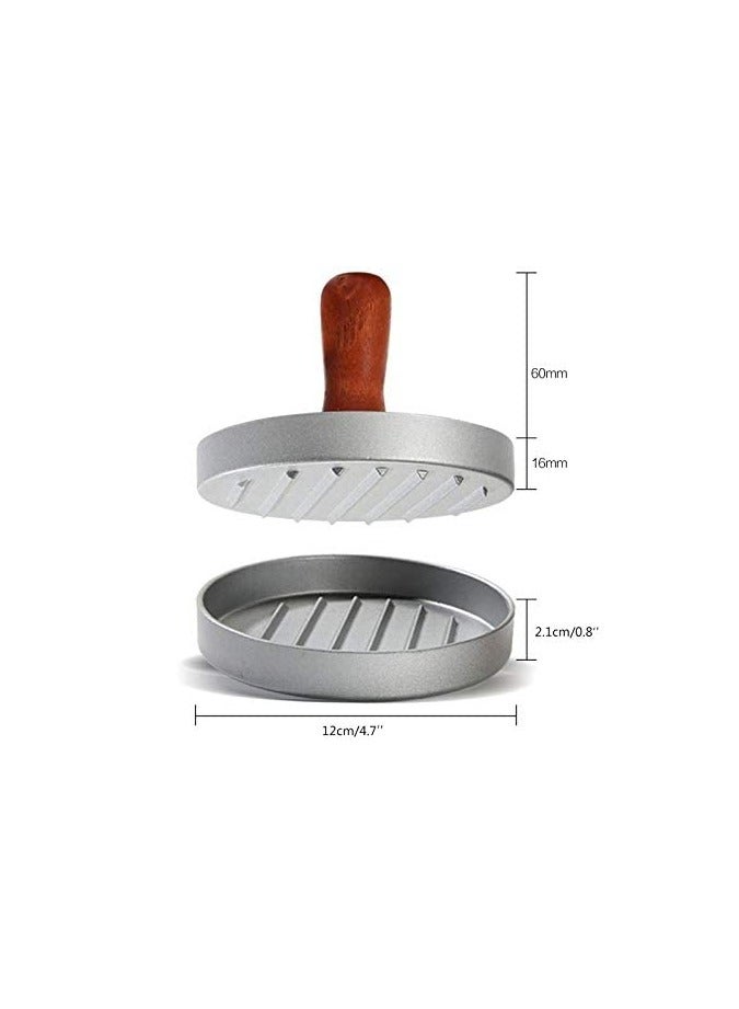 Hoasis Home kitchen hamburger meat press, making round meat patty pressing mold, creative breakfast patty maker - Image 2