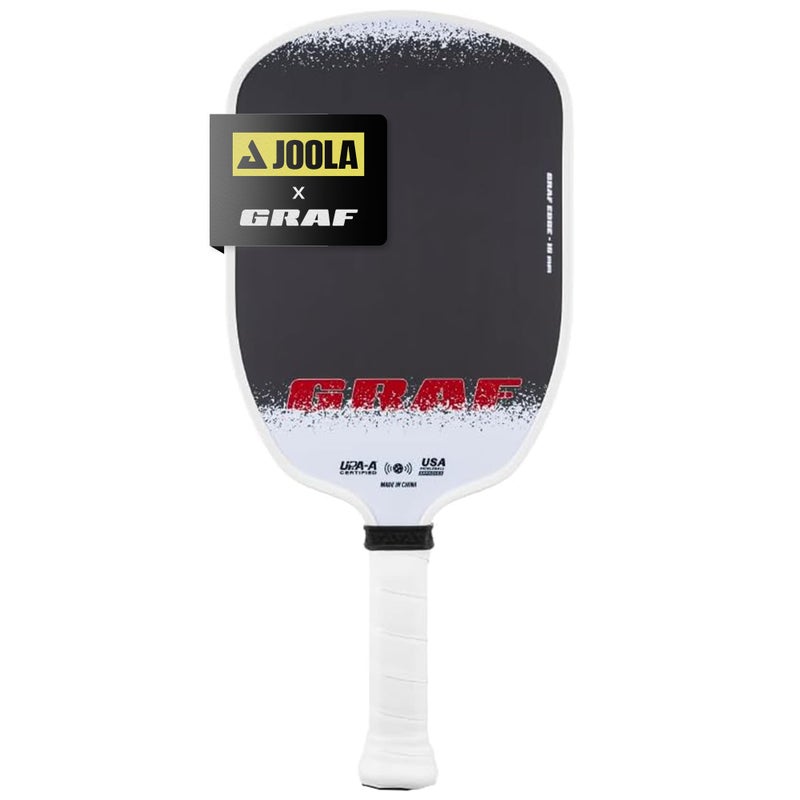 JOOLA مضرب بيكلبول JOOLA GRAF Edge 16mm - مضرب بيكلبول من ألياف الكربون لزيادة الدوران والتحكم - شكل أغانسي للقوة والدقة - معتمد من UPA-A - معتمد من USAP - مزود بشريحة NFC - Image 1