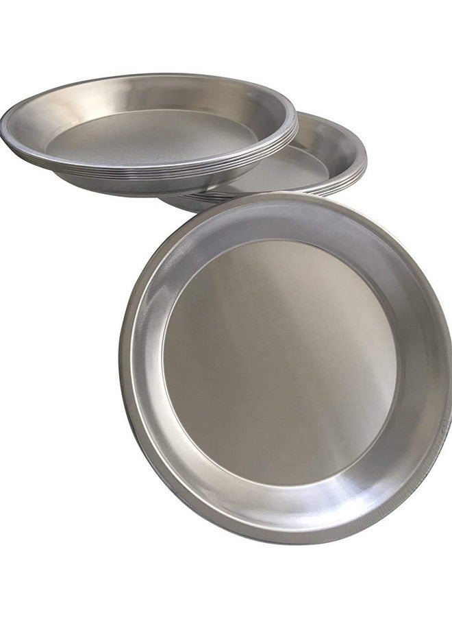 chicago metallic Pie Plate Aluminum Metal 9 Inch pan - Set of 10