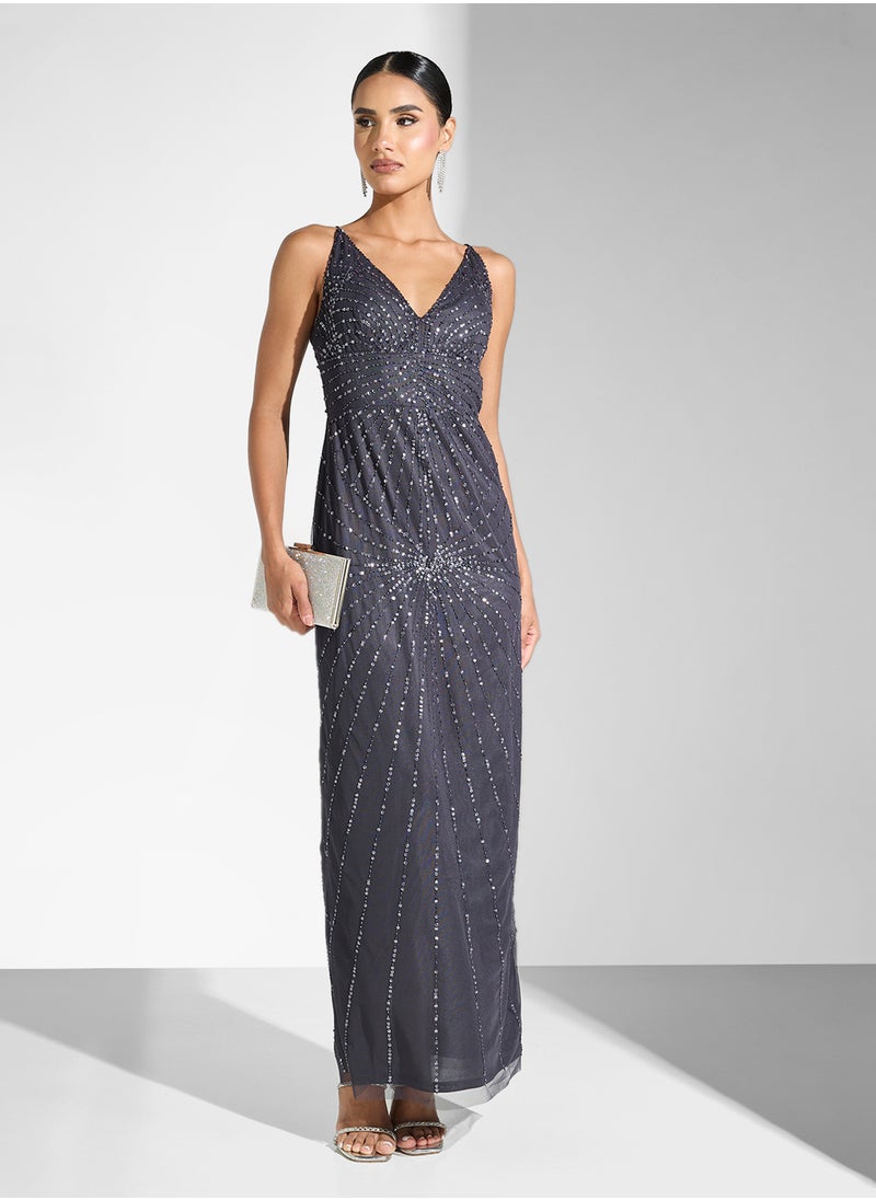 Namshi x - Embellished Bodycon Dress - Image 1
