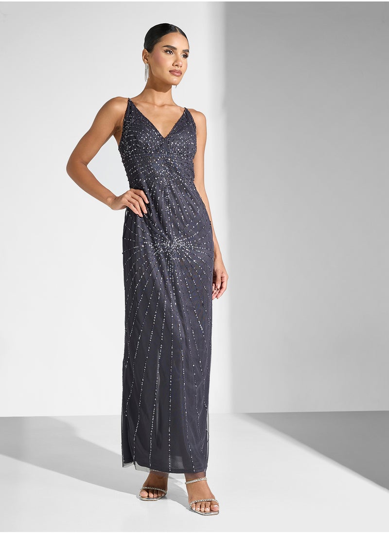 Namshi x - Embellished Bodycon Dress - Image 1