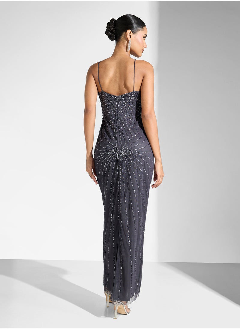 Namshi x - Embellished Bodycon Dress - Image 1