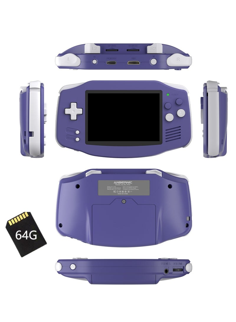 RG 34XX Handheld Game ConsoleH700 quad-core ARM  Android 13 3.4-inch IPS full-view angle 3500mAh 5G WIFI Bluetooth Retro Video Players（32G+64G） - Image 1