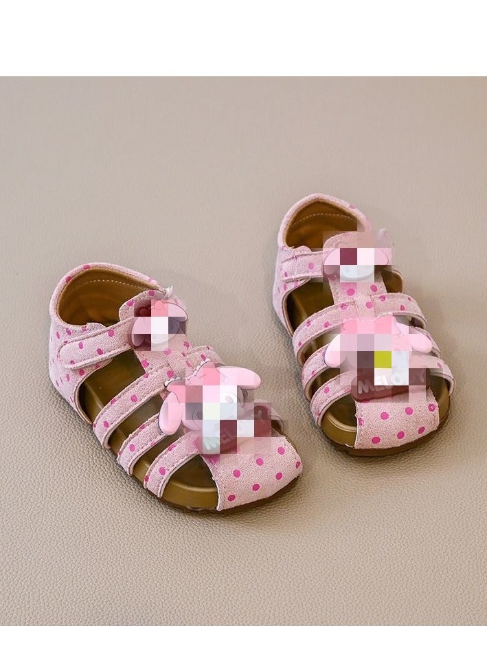 Children's Cartoon Soft soled Anti Slip Princess Sandals - Image 1