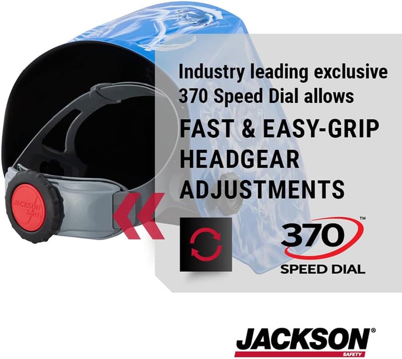 Jackson Safety Premium Graphic Welding Hood with ADF - Ultra Lightweight Auto Darkening Welding Helmet - ANSI Z87.1 (Multiple Styles) - Image 4