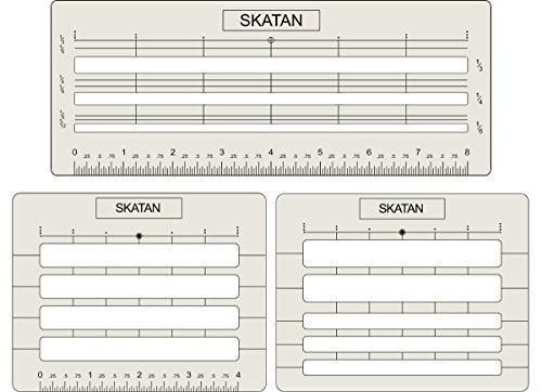 SKATAN Lettering and Envelope Addressing Guide 3 Stencil Templatesin1 fits a Wide Range of Stationery and Envelopes