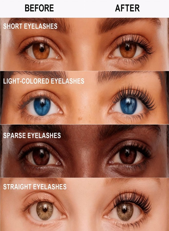 Okerker Brown Mascara for Fine Short Lashes & Mature Women, Natural Curling &Length - Image 4