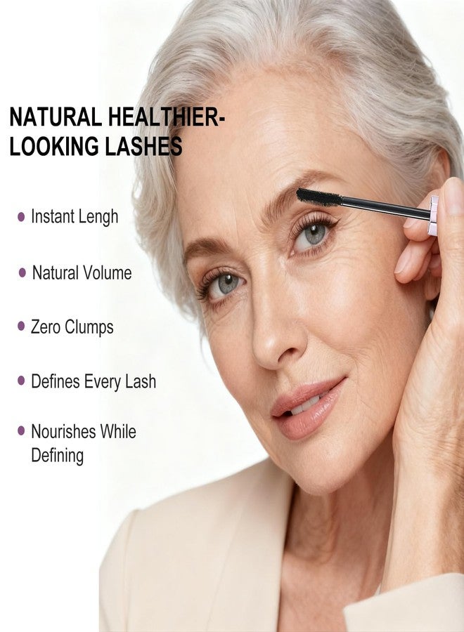 Okerker Brown Mascara for Fine Short Lashes & Mature Women, Natural Curling &Length - Image 2
