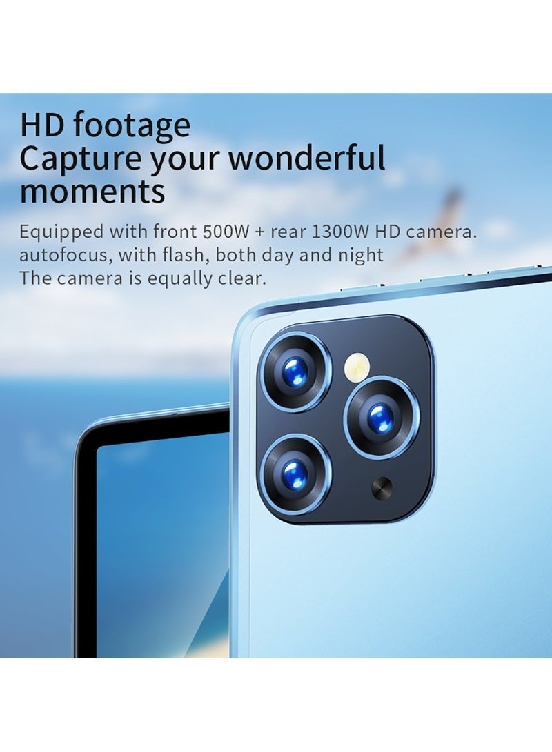 Umiio 10.1-inch Android Tablet with Dual SIM 5G & WiFi | 6GB RAM 128GB ROM Expandable | Optimized for Gaming & Music | HD Display, Long Battery, Dual Camera, Lightweight Smart Tab – Grey - Image 3