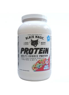 Magician Black Magic Multi-Source Protein - Whey, Egg, Casein Complex With Enzymes & Mct'S - Keto, Low Sugar - Pre/Post Workout - Fruit Whirls Flavor - 24G Protein - 2 Lb - pzsku/Z4786EF6D8B29CA8C6AF8Z/45/_/1728309043/132f2154-598e-4fb9-81d6-2100c2dd4808