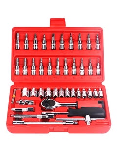 Denx 46-Piece Compact And Convenient Quick Ratchet Sleeve Auto Repair Tool Set  - Image 1