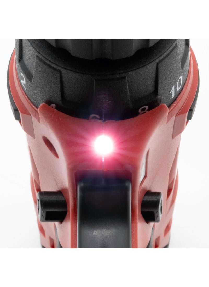 RoadPro RoadPro RPRD21CD003 12v Drill Rechargeable Lithium Ion Drill 12Volt Cordless Keyless Chuck with LED  - Image 3