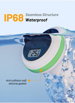 INKBIRD INKBIRD WiFi Pool Thermometer Set IBS-P03R+IM-03-W, Indoor Outdoor Temperature Humidity Monitor with Weather Info, UV Index, Temperature and Humidity Alarms, ideal for Swimming Pools, Hot Springs, Hot Tubs, Baby Baths, Small Ponds  - Image 4