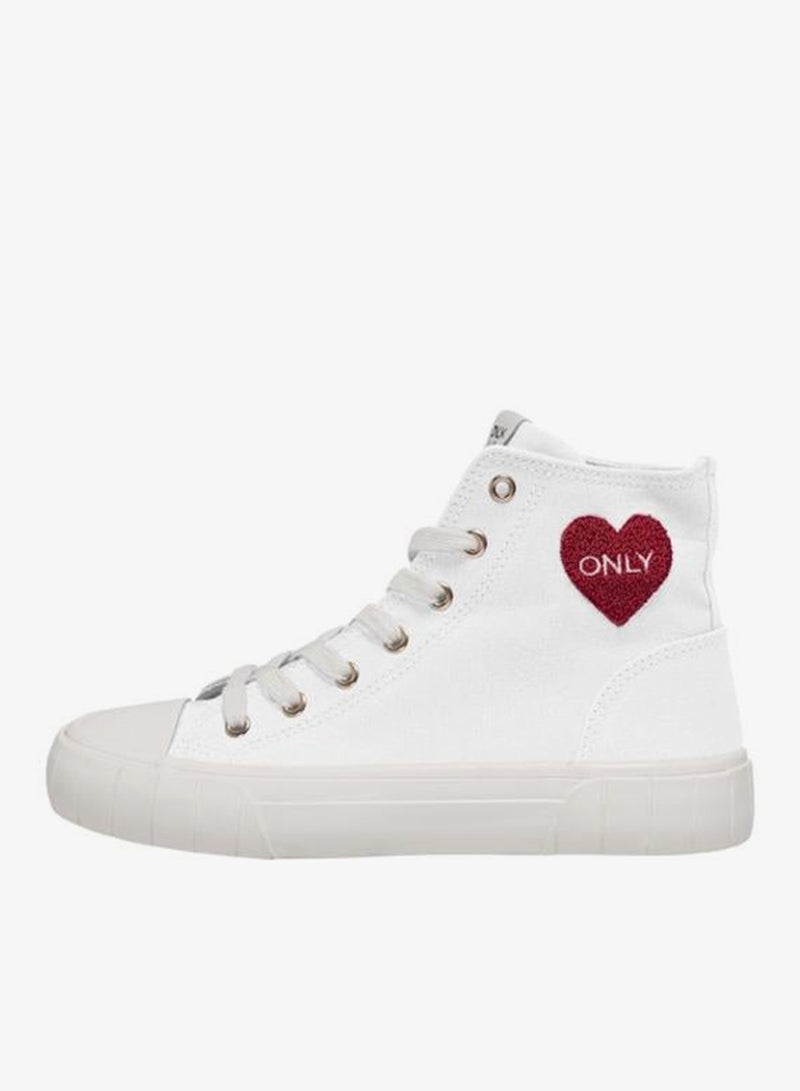 ONLY Onlliv-11 Canvas High Top Sneakers - Image 2