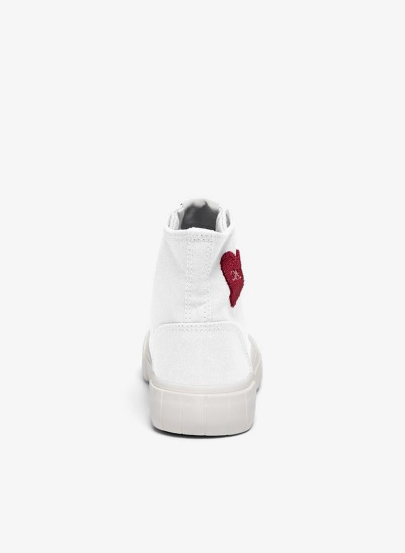 ONLY Onlliv-11 Canvas High Top Sneakers - Image 3