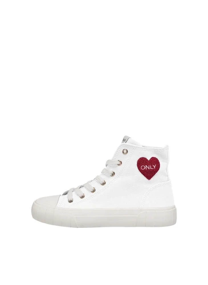 ONLY Onlliv-11 Canvas High Top Sneakers